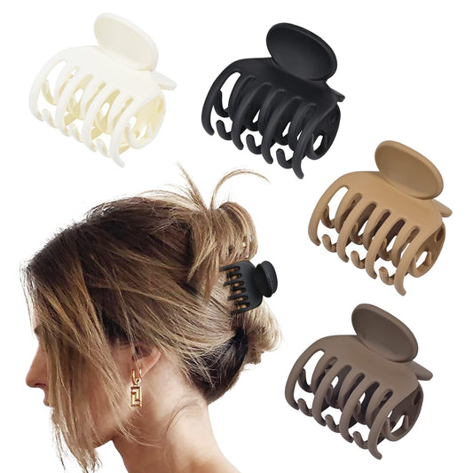 Petites Pinces Crabe Double Rangée de Dents, Lot de 4, 4 cm