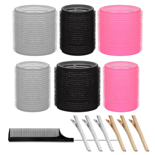 Rouleaux Auto-Agrippants, Lot de 13 avec Pinces et Peigne