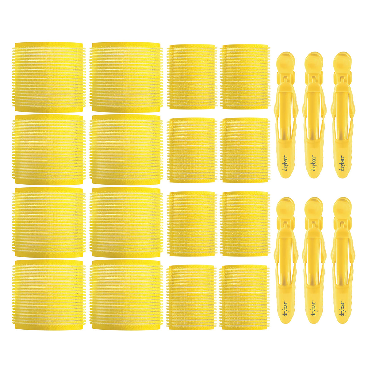 Coffret Volume : 16 Rouleaux Auto-Agrippants et 6 Pinces